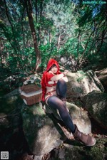 Mimmi 밈미, [DJAWA] Naughty Red Hiring Hood Set.01